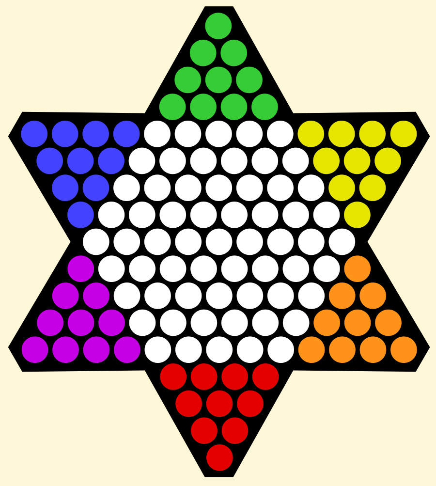 Wikimedia Commons Chinese checkers starting board