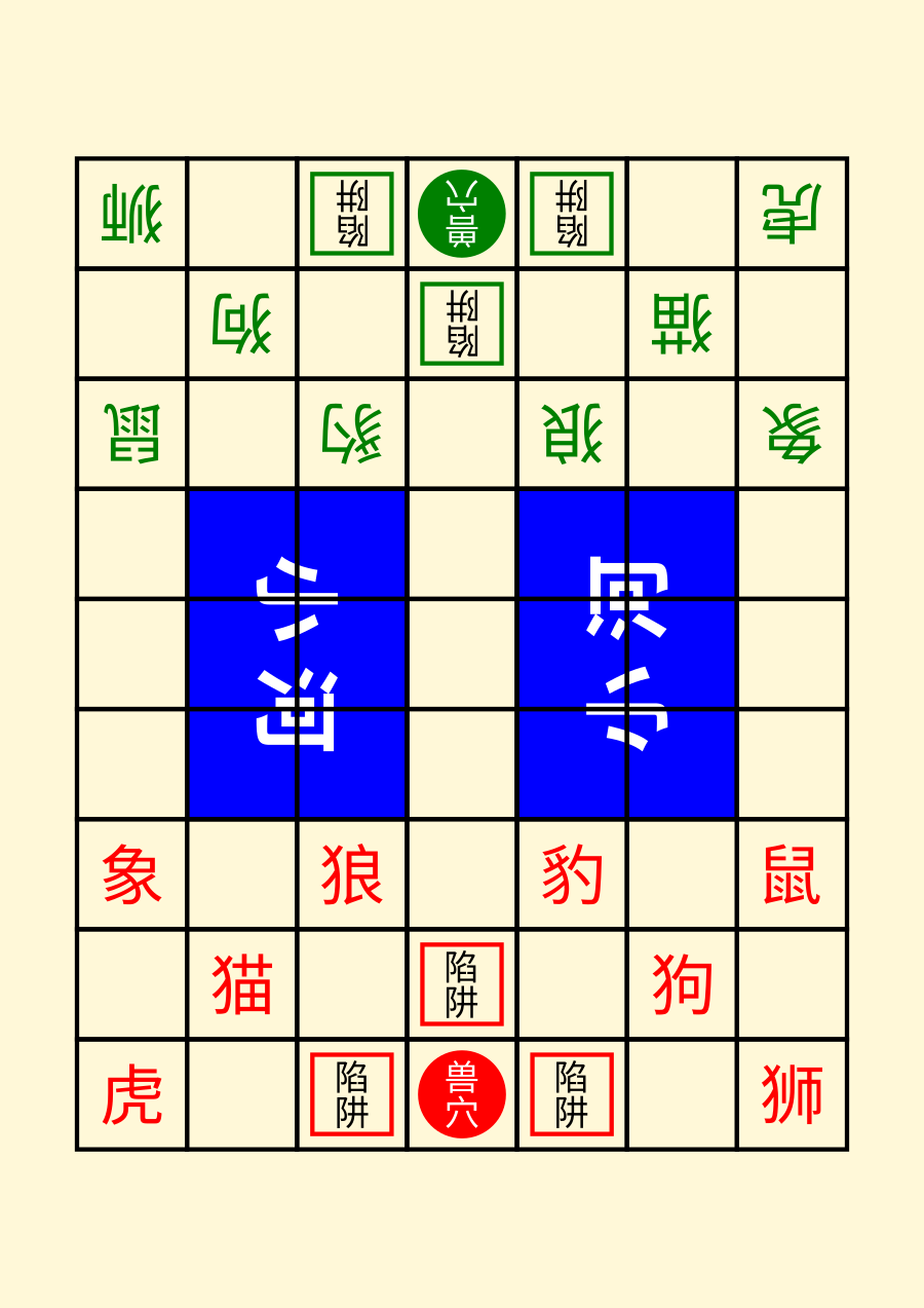 Wikimedia Commons Dou Shou Qi board