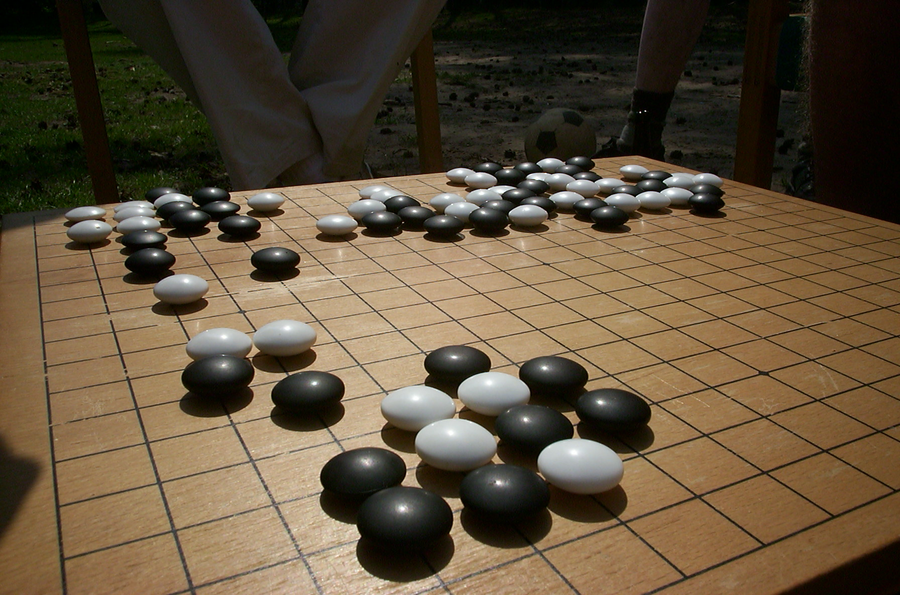 Wikimedia Commons Go board at Hoge Rielen