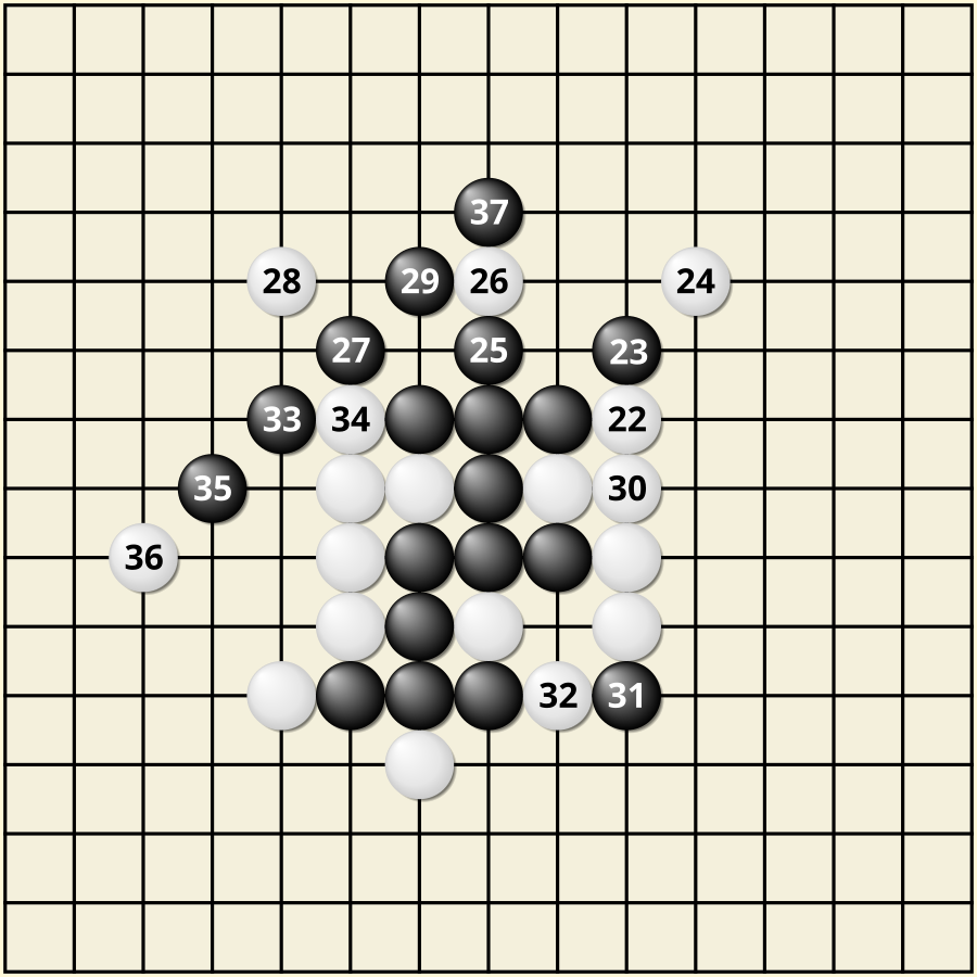 Wikimedia Commons second Gomoku game diagram
