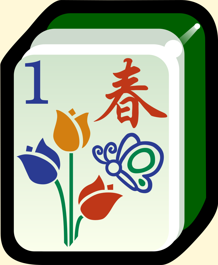 Wikimedia Commons display of Mahjong tiles category