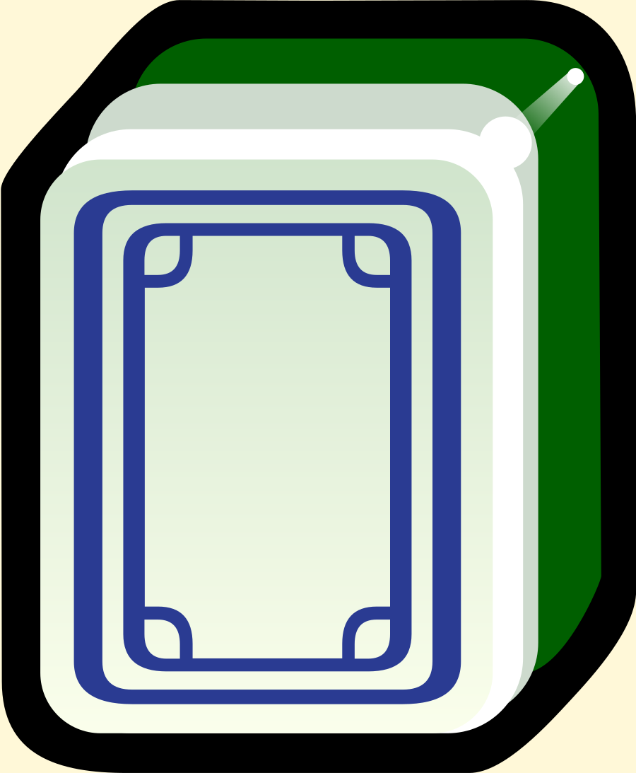 Wikimedia Commons Mahjong three dot tile